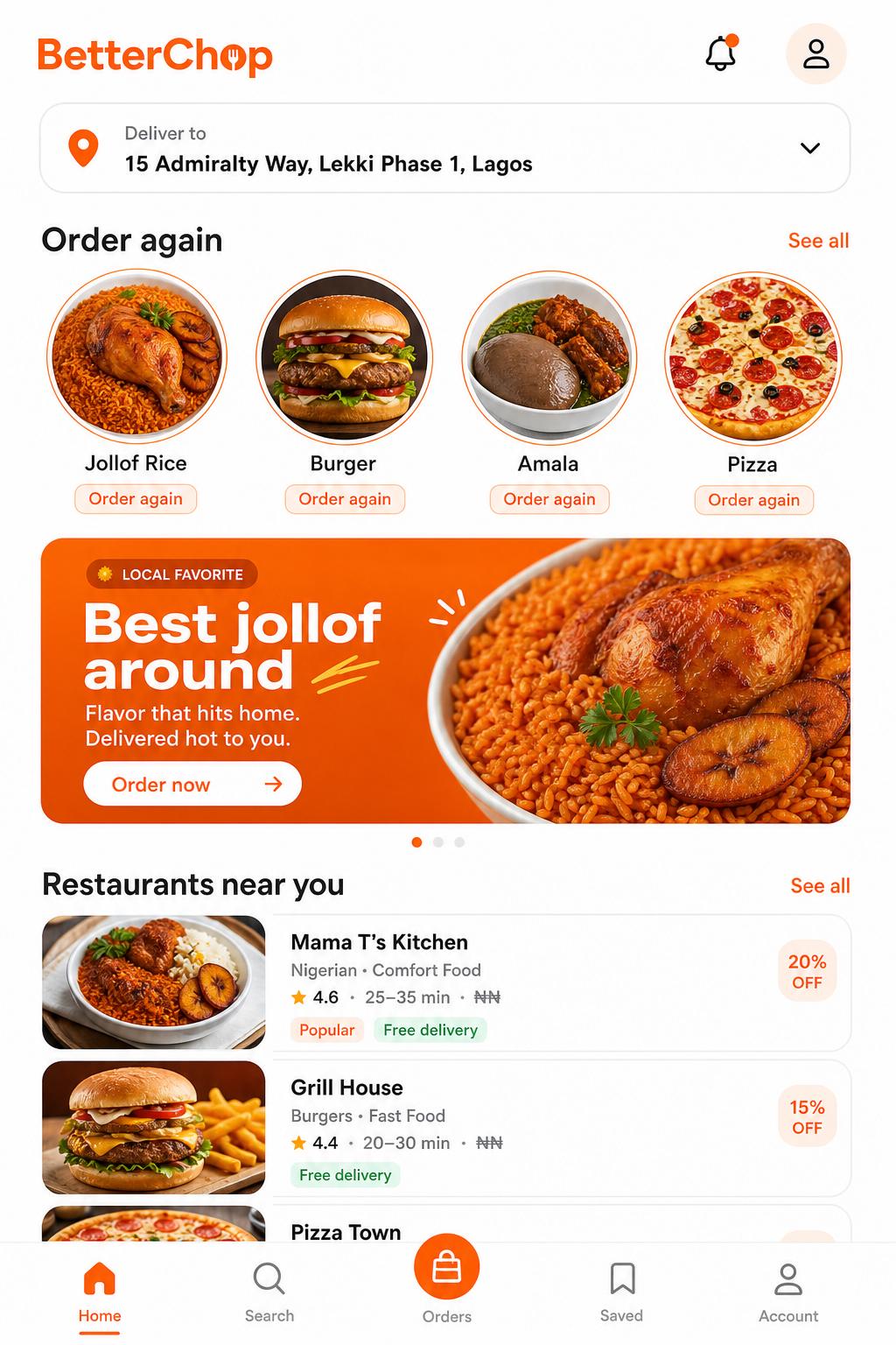 Discover local restaurants